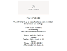 Tablet Screenshot of funk-studio.de